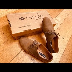 Nisolo Oliver Oxfords Vintage Gold 8.5